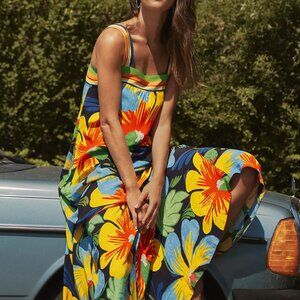 Anthropologie Maeve Nikoleta Maxi Dress Women's Large